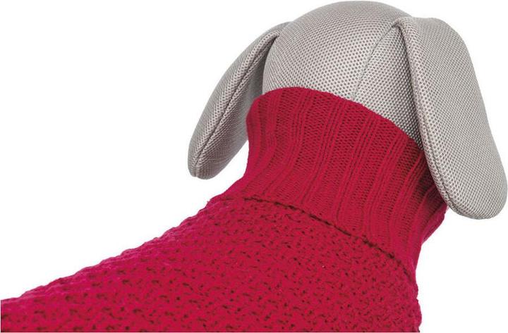 Actual product image Trixie Norwood pullover, XXS: 18 cm, red (XXS, Dog jumper)