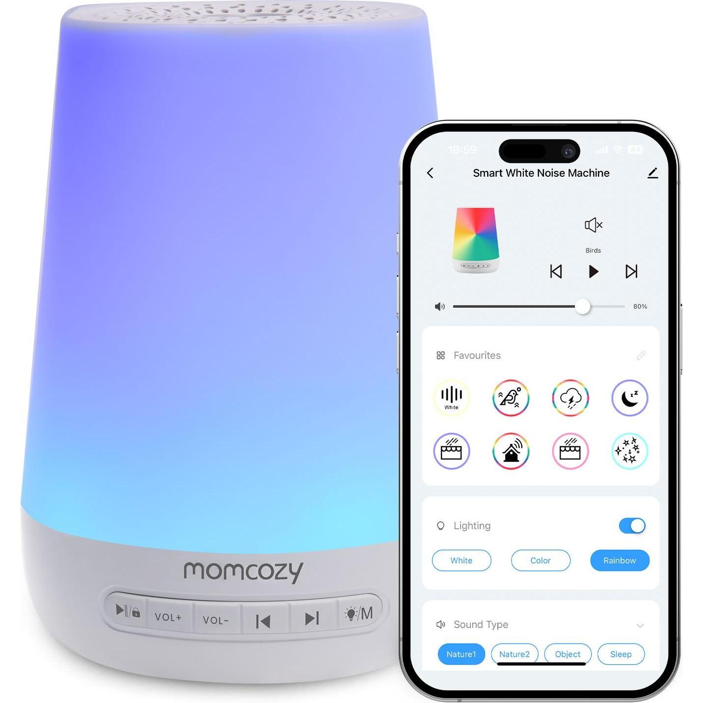 Momcozy, Babyphone, Baby Sound Machine (Babyphone Audio)