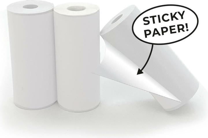 Actual product image Hoppstar Paper roll refill pack of 3 self-adhesive for Artist camera