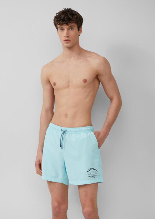 Produktbild S.Oliver Badehose Badeshorts mit Artwork und Eingrifftaschen (XL)