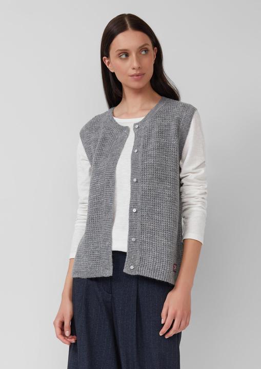 Produktbild s.Oliver Strickjacke Strickweste aus Alpakamix (42)