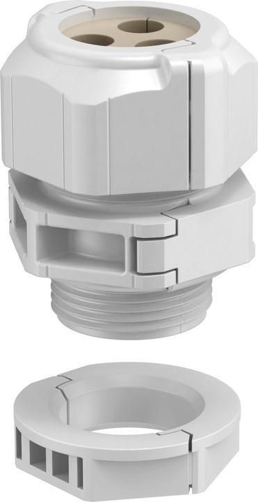Actual product image OBO Bettermann Cable gland V-TEC TB25 3x9 divisible with locknut