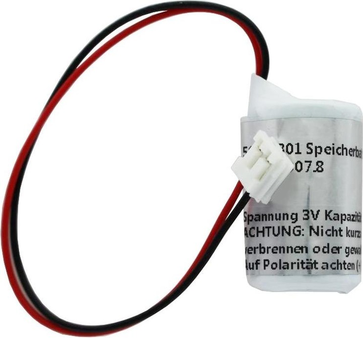Produktbild AccuCell Batterie Grässlin 09.02.0007.8 Batterie 090200078, talento 8xx, 9XX (1 Stk., 1/2 AA, 950 mAh)