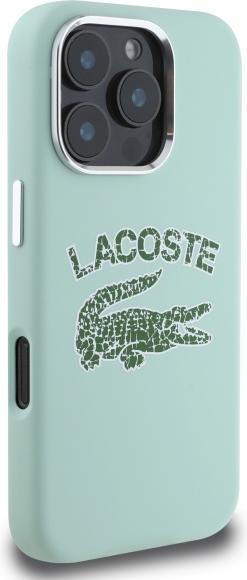 Actual product image Lacoste LCHMP16XUCRA iPhone 16 Pro Max 6.9" amande hardcase Silicone Cracked Logo MagSafe (Apple iPhone 16 Pro Max)
