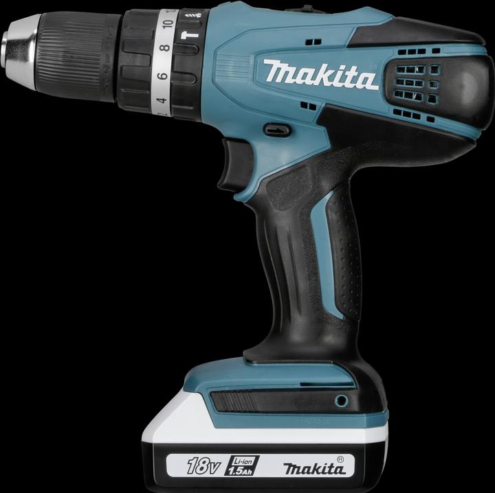 Actual product image Makita HP457DWEX4 Set (Rechargeable battery operated)
