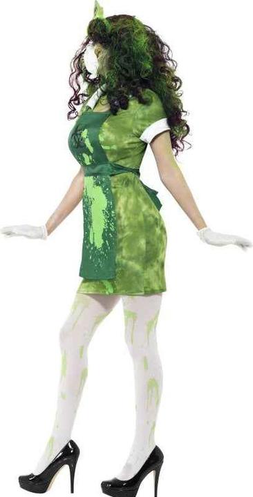 Immagine prodotto Smiffys Costume da donna per Halloween da zombie vittima dei raggi, verde (S)