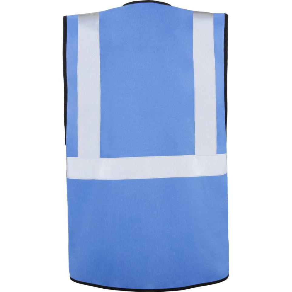 Thumbnail - Korntex, Warnweste + Warnshirt, Warnweste Multifunktional Hamburg Blau mit 360° Sicherheit XXL EN ISO 17353 KXCMF (XXL)