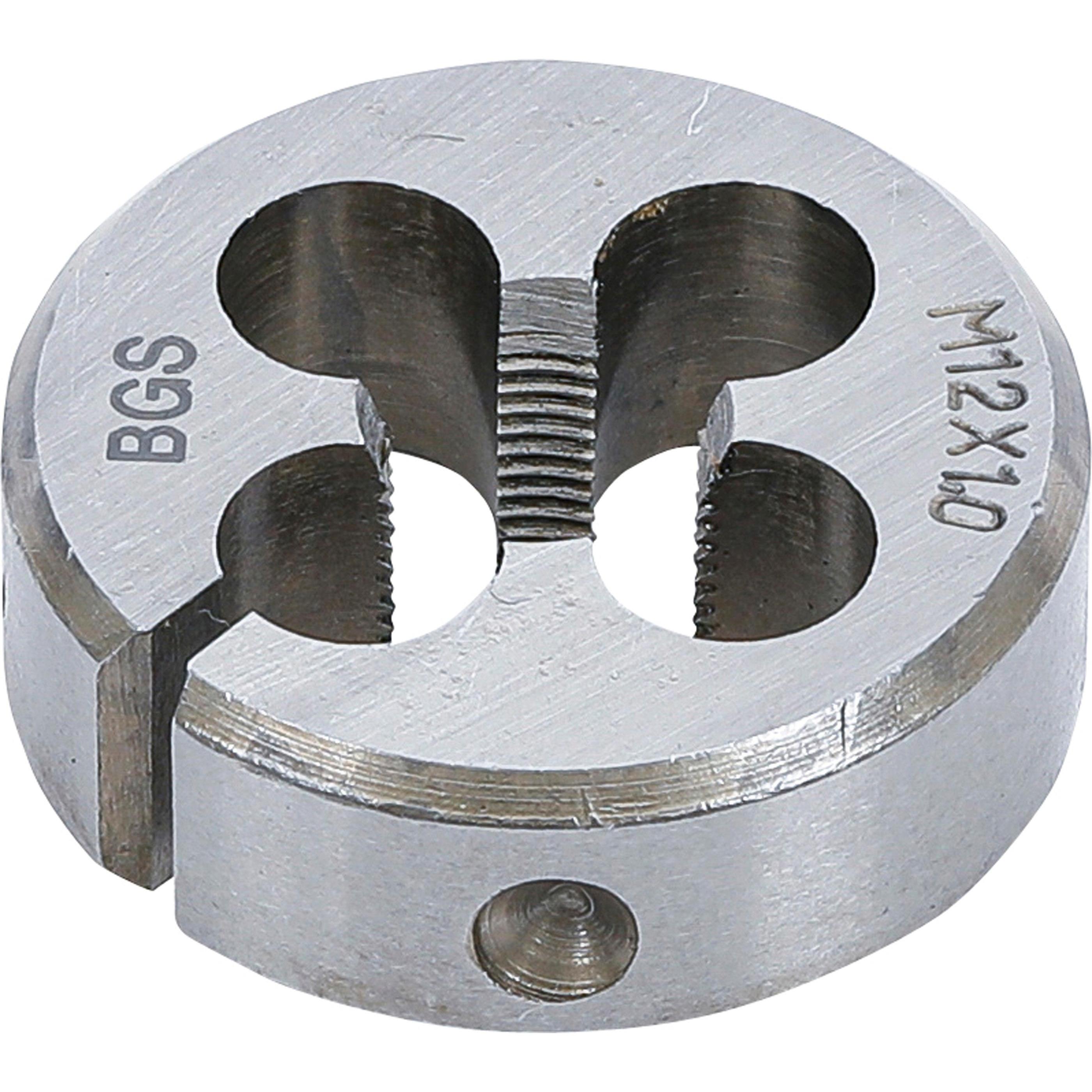 Thumbnail - BGS, Gewindeschneider + Gewindebohrer, Gewindeschneideisen M12 x 1,0 x 38 mm
