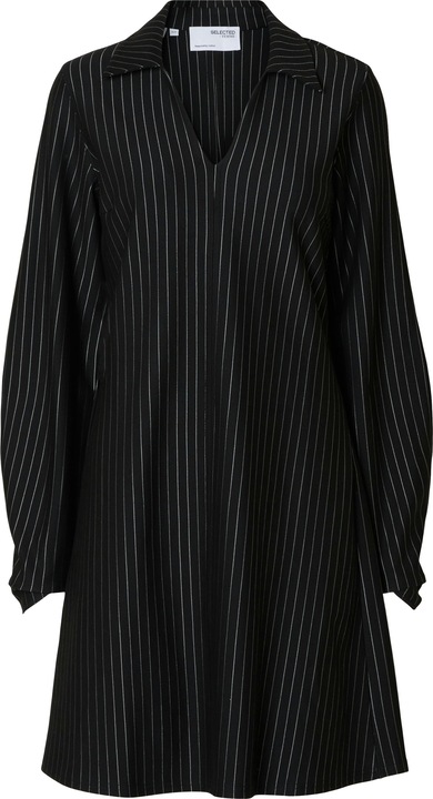 Actual product image Selected Femme Nadelstreifen Viskosemix Minikleid (XXL)