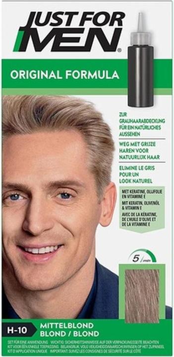 Just For Men Care Tinting Shampoo Biondo Naturale Sabbioso 60ml H10 (60 ml, Shampoo liquido)