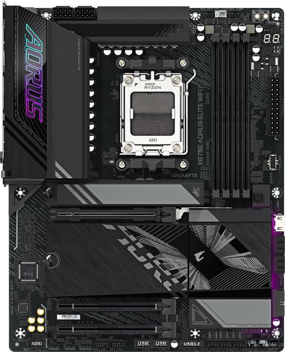Immagine prodotto Gigabyte X870E AORUS ELITE WIFI7 (AM5, AMD X870E, ATX)