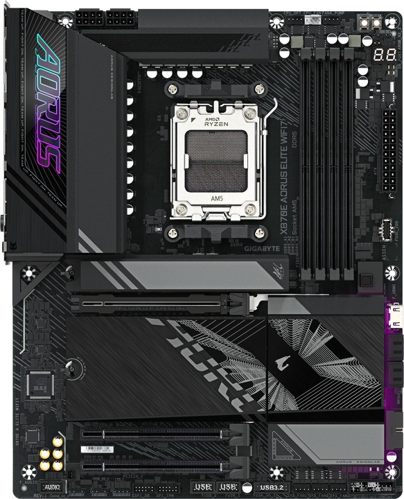Immagine prodotto Gigabyte X870E AORUS ELITE WIFI7 (AM5, AMD X870E, ATX)