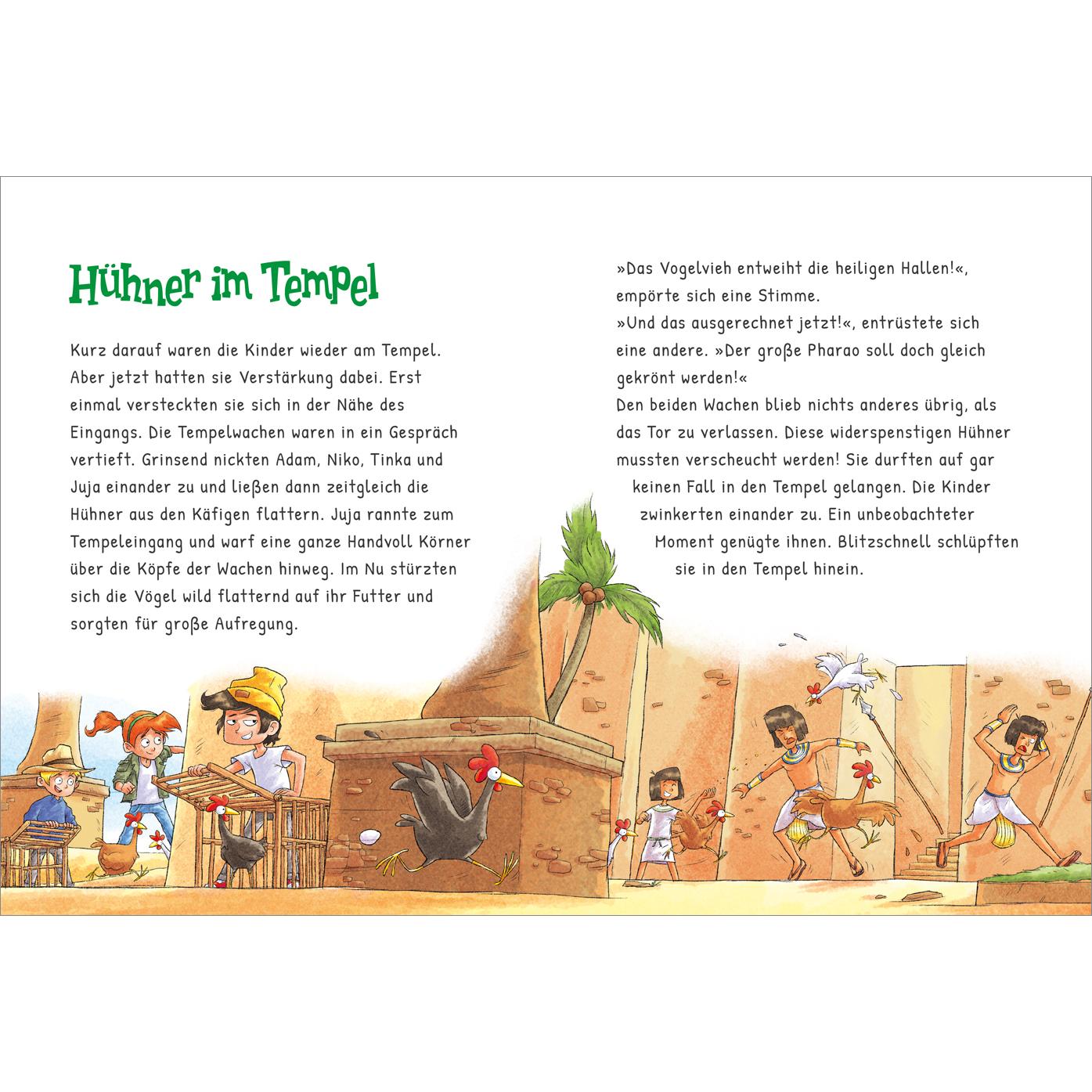 Thumbnail - Die ZeitBande. Band 1. Der Zorn des Pharaos, Kinderbücher von Benjamin Schreuder, Dominik Rupp