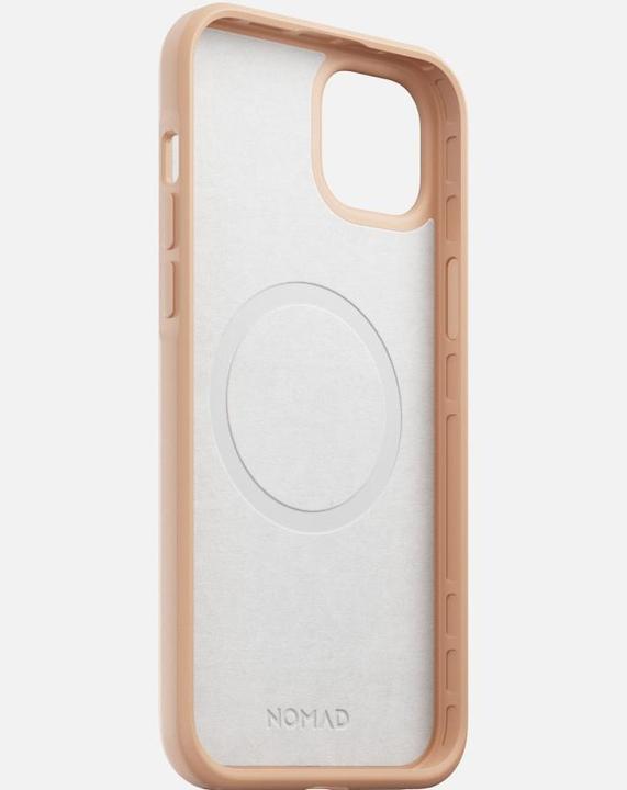 Actual product image Nomad Back Cover Modern Leather iPhone 14 Plus Beige (Apple iPhone 14 Pro Max)