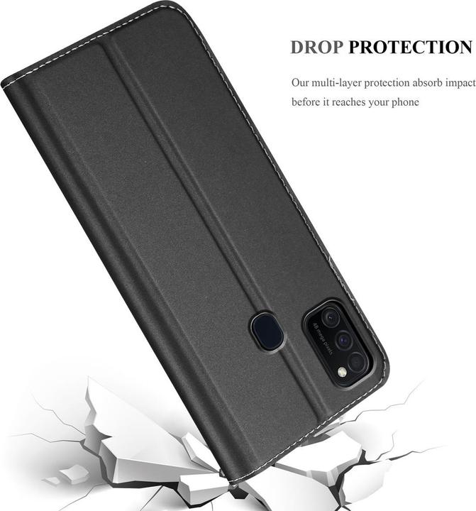 Actual product image Cadorabo Book Classy Style Cover (Samsung Galaxy M30s, Samsung Galaxy M21)