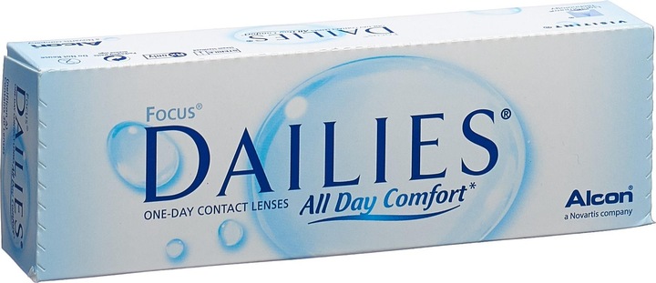 Actual product image Dailies All Day Comfort, spherical (30 Piece, Daily lens, Spherical)