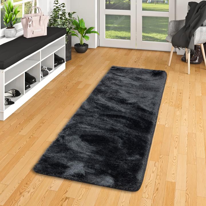 Actual product image Snapstyle High pile shaggy carpet Feeling Mix runner (80 x 400 cm)