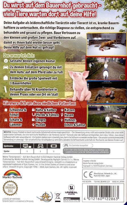 Produktbild Meine Tierarztpraxis: Auf dem Bauernhof (Switch, Switch Lite, Switch OLED, DE)