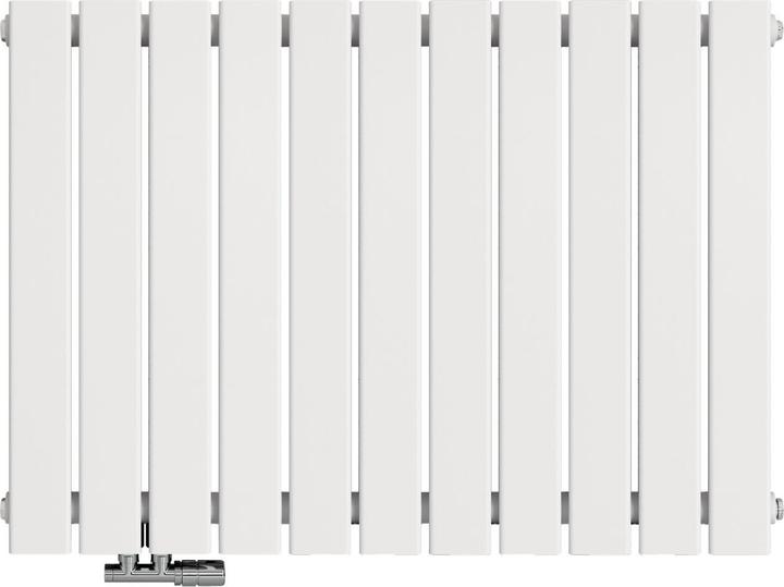 Produktbild Emke Heizkörper, Flachheizkörper mit Zentralanschluss, Weiss 63x84cm 618W Einlagig (618 W)