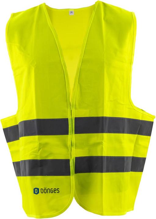 Dönges Warnweste EN ISO 13688, EN ISO 20471, leuchtgelb, ohne Aufdruck (One Size)