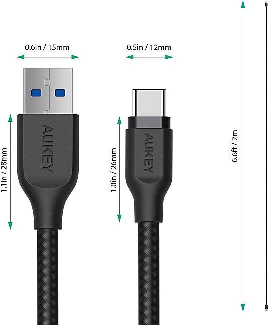 Produktbild Aukey Cb-Ac2 (2 m, USB 3.1)