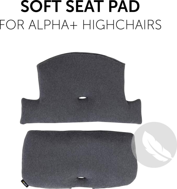 Produktbild Hauck Highchair Pad Select Jersey Charcoal