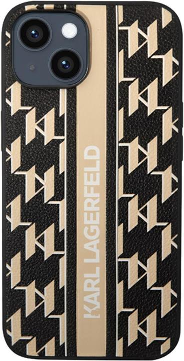 Image du produit Karl Lagerfeld KLHCP14SPGKLSKW iPhone 14 6.1 "étui rigide marron / marron à rayures Monogram (Apple iPhone 14)