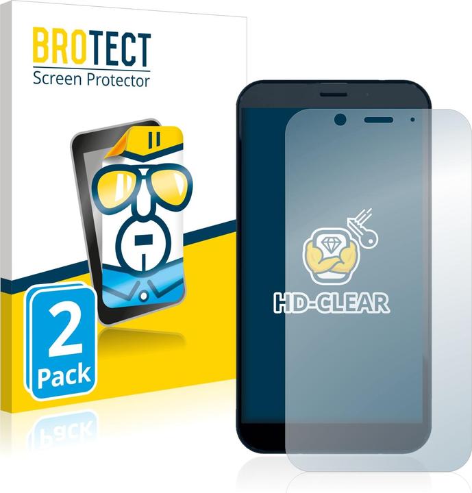 Produktbild BROTECT Schutzfolie Displayschutz Klar (2 Stück, Shift SHIFT6m)