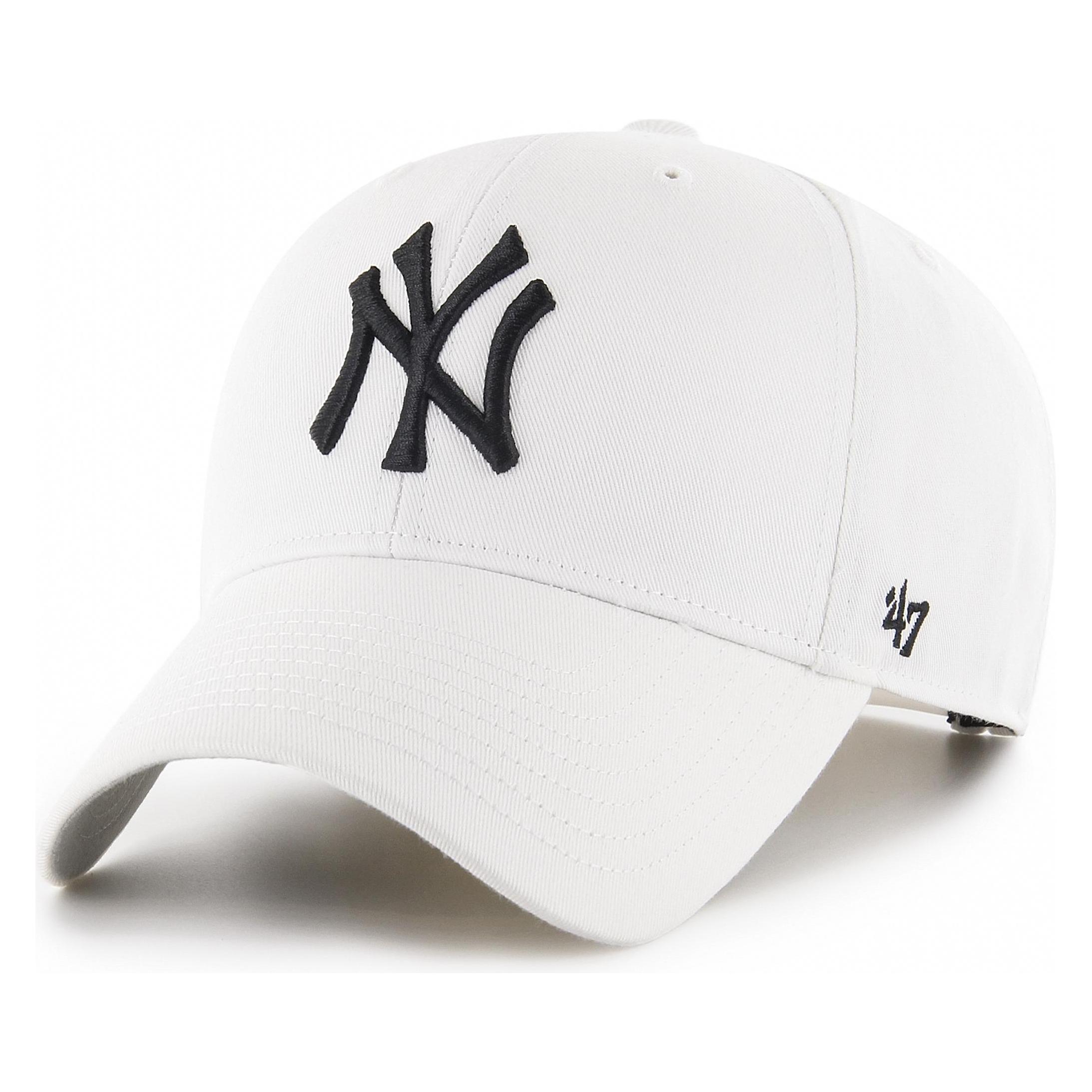 47 Brand, Herren, Cap, Mlb New York Yankees, Weiss, (One Size)