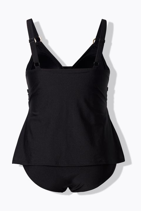 Actual product image Ulla Popken Sparkling Sun Two Piece Tankini Set (46)