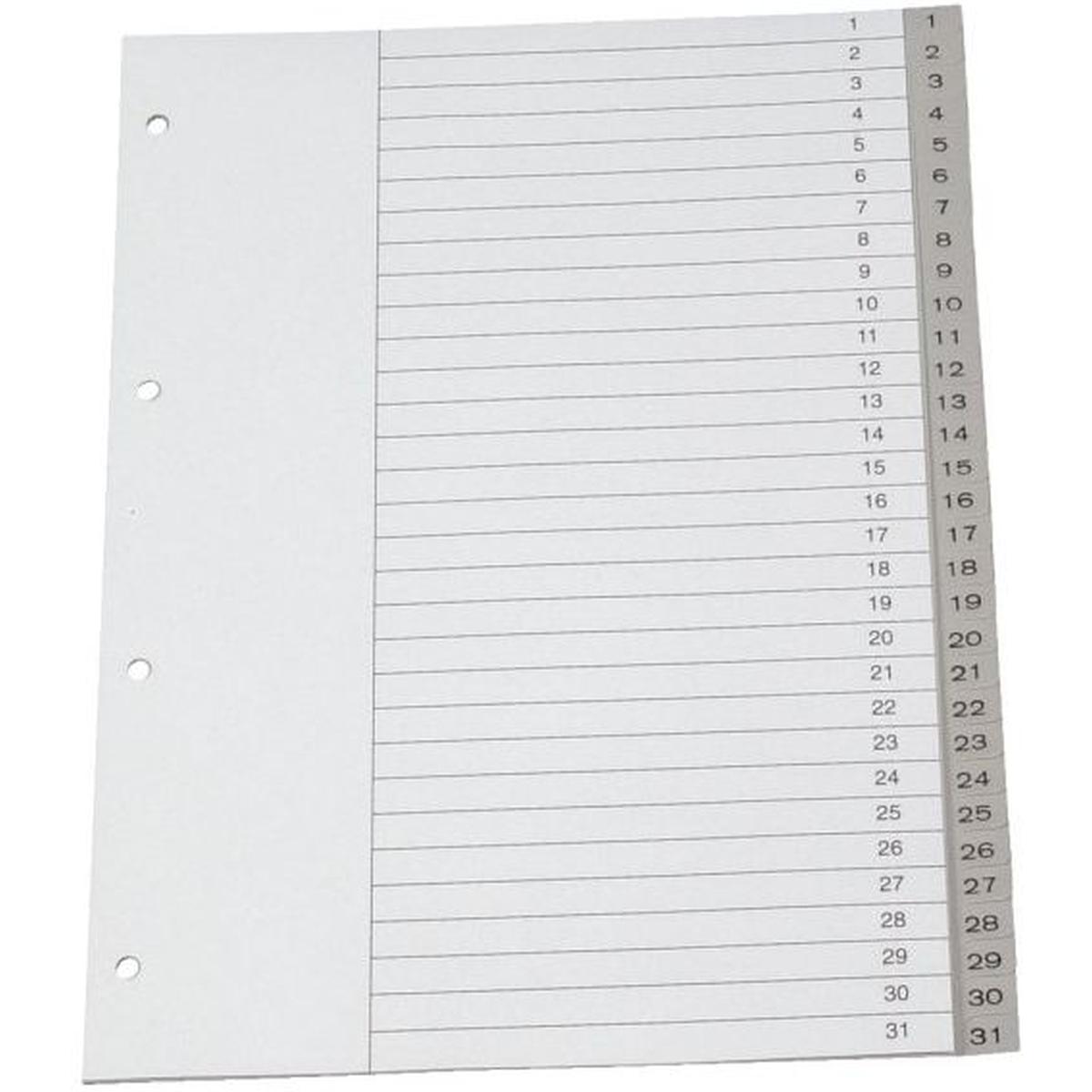 Thumbnail - Q-Connect, Ordner Zubehör, Register Vollformat überbreit