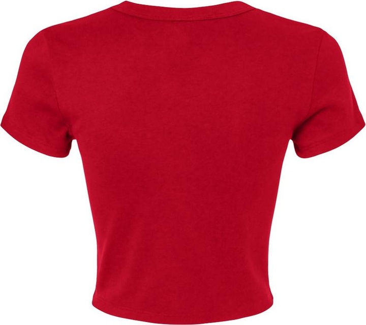 Actual product image Bella Canvas Womens/Ladies Micro-Rib Crop Top (XS)