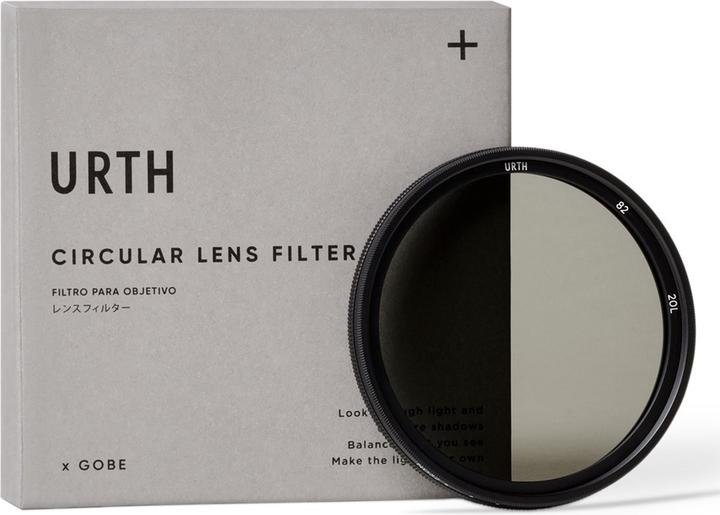 Produktbild Urth 82mm ND2 32 (1 5 Stop) Variable ND Lens Filter (Plus+) (82 mm, ND- / Graufilter, 82 mm)
