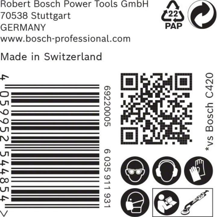 Produktbild Bosch Professional Zubehör EXPERT C470 Schleifpapier mit 19 Löchern für Trockenbauschleifer, 225 mm, G 60, 25-tlg. (60)