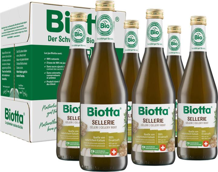 Image du produit Biotta Jus de Céleri Bio 6 x 0.5 l (6 x 50 cl)