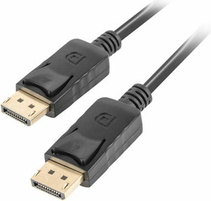 Image du produit Lanberg CA-DPDP-10CC-0030-BK Câble DisplayPort 3 m noir (3 m)