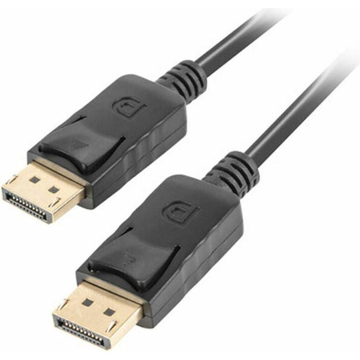 Lanberg Nero Ca-Dpdp-10Cc-0030-Bk Cavo Displayport 3 M (3 M), Cavo Video
