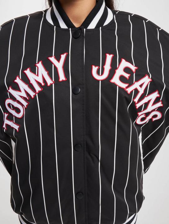 Produktbild Tommy Hilfiger Tommy Jeans Pinstripe Letterman Bomberjacke - 88915 (XS)