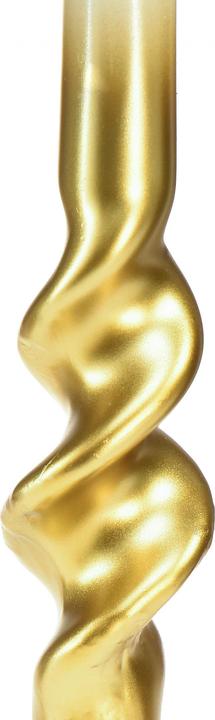 Productafbeelding Viana Elegante gedrehte Kerzen mit goldener Spirale für festliche Dekoration (2 Pcs.)