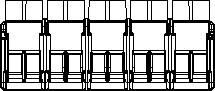 Produktbild Hensel Cu-Abzweigklemme 1,5-10qmm 1,5-6qmm 12245000