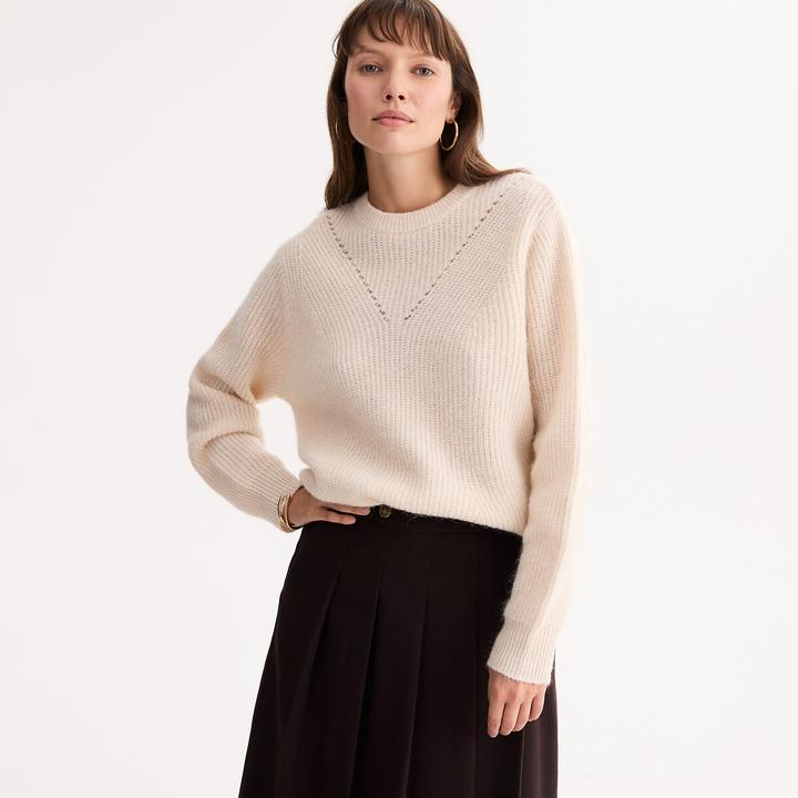 Produktbild Anne Weyburn Grobstrickpullover mit rundem Ausschnitt (L)