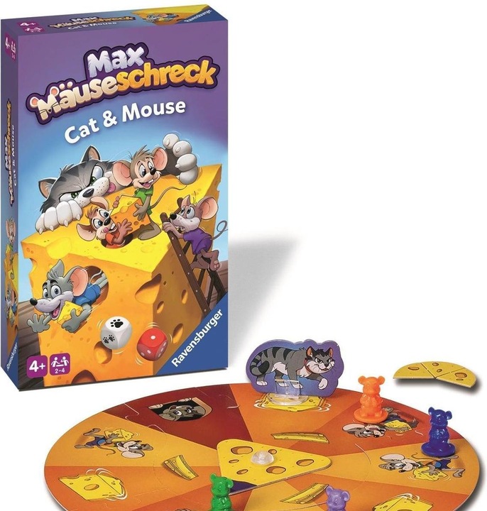 Produktbild Ravensburger Max Mäuseschreck (Italienisch, Französisch, Deutsch)