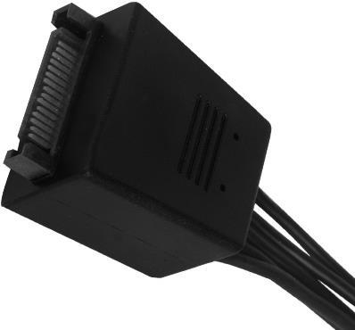 Produktbild Silverstone SST-CP06-E4 SATA II Anschlusskabel (18.90 cm, SATA III)