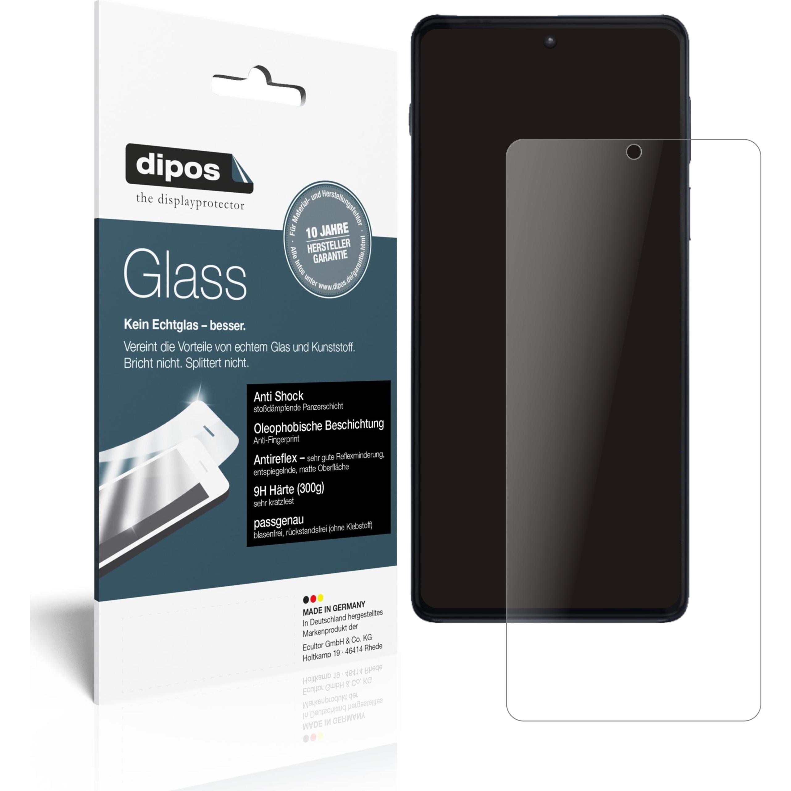 Dipos Displayschutz Anti-Shock (2 Stück, Motorola Edge S Pro), Smartphone Schutzfolie, Transparent