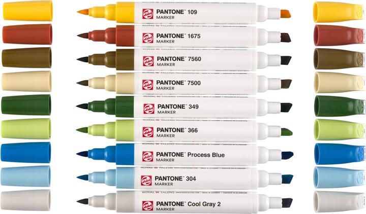Produktbild Talens Pantone Marker 9x Set Nature, Strichstärke: Keine Angabe (9x)