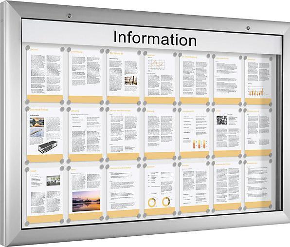 Image du produit Schaar-Design Vitrine d'affichage (Tableau noir, 102,5 x 160 cm)