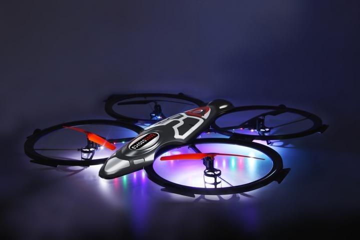 Produktbild Jamara Quadrodrom Quadrocopter m. HD-Kamera (5 min, 838 g)