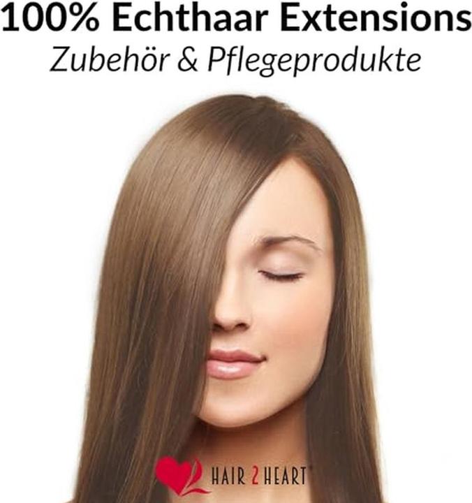 Immagine prodotto Hair2heart Real Hair Weft Extensions Wavy Extensions 60 cm 100 g Dark Blonde (14 biondo scuro, 60 cm)