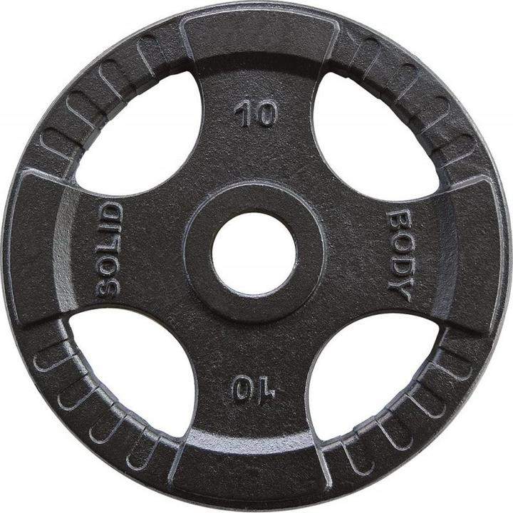 Image du produit Body-Solid Olympia Hantelscheibe 4D gummiert 10