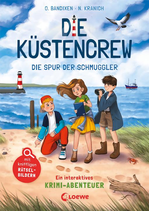 Actual product image Die Küstencrew (Band 2) - Die Spur der Schmuggler (German, Corner bandixen, Loewe children's books, Nathalie Kranich, 2022)
